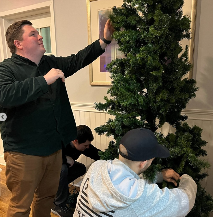 HYYP decorating for the holidays